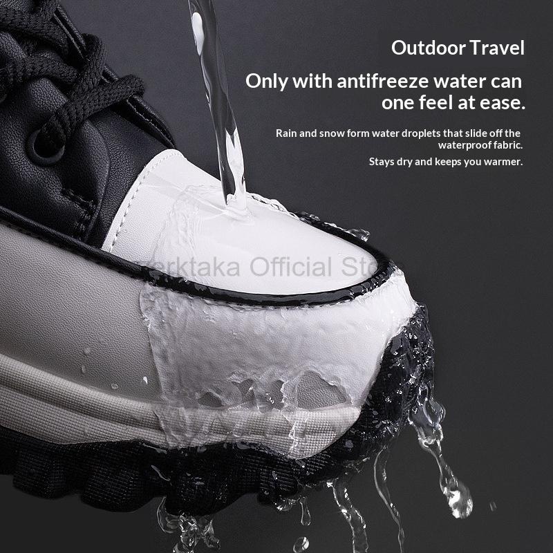 Women'S Snow Boots Non-Slip Waterproof Women Winter Boots Warm Thickened Shoes Outdoor Climbing Travel Cold Proof Boots