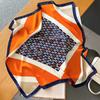 Women  New Style Headscarf The Four Seasons Design Kerchief Popular 70X70Cm Square Scarves Luxury Sunscreen Beach Silk Hijab