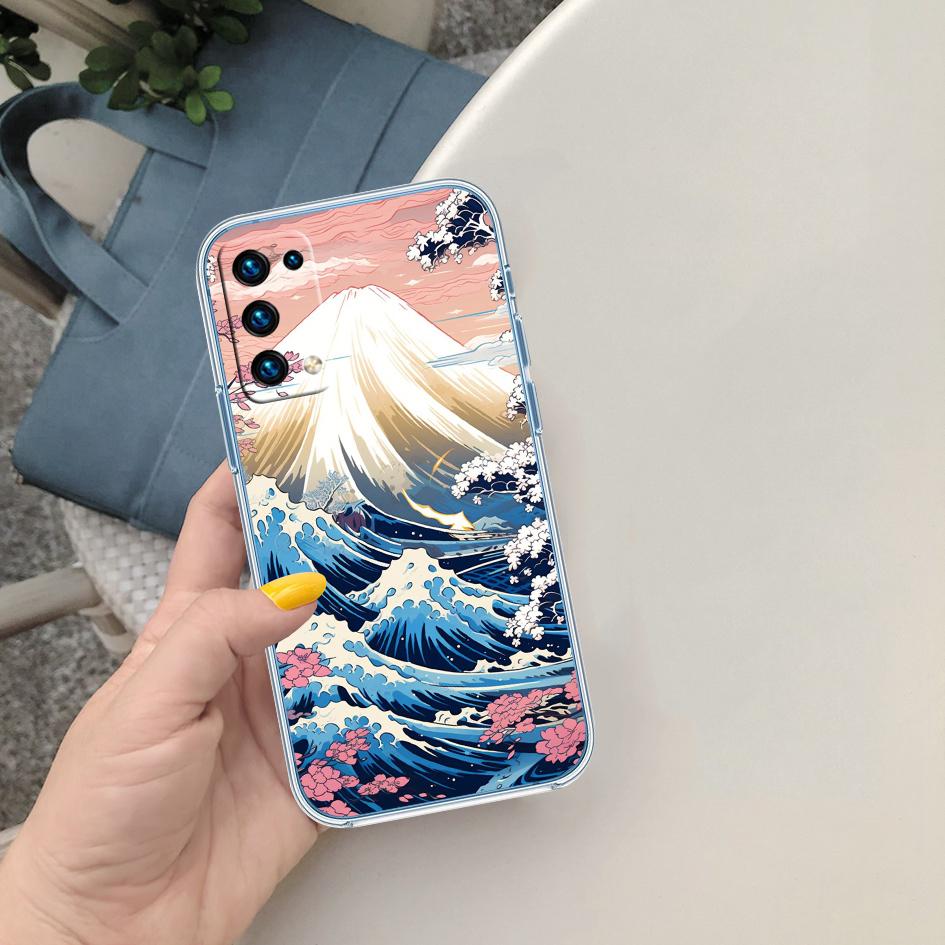 QT21 Great Wave Off Kanagawa New High-End Phone Case for Moto Edge 20 30 S30 40 50 Fusion Plus Pro Lite Neo Ultra G Stylus Play