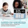 Timer Visivo per Bambini - Strumento per la Gestione del Tempo per Autismo e ADHD con Sveglia Digitale, Bacheca di Pianificazione Task