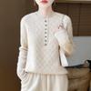 Women Sweater 100% Wool MODERN NEW SAGA O-neck Knit Pullover Thick Winter Jumpers Female Knit Tops