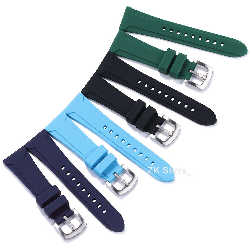 Soft Silicone Rubber Watch Strap 22mm 24mm 26mm Men Women Sport Waterproof Breathable Wrist Band Replacement Bracelet Belt