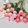 Artificial Rose Flower, Long Stem Fake Silk Roses for DIY Bridal Bouquet, Wedding Party Centerpiece, Home Table Decor