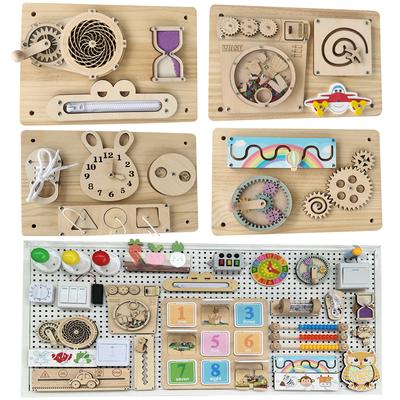 Hochwertige Montessori Hochwertige Aktivität Hochwertiges Busyboard Hochwertiges Brett Selbstmontage Hochwertiges Zubehör Hochwertiges Material