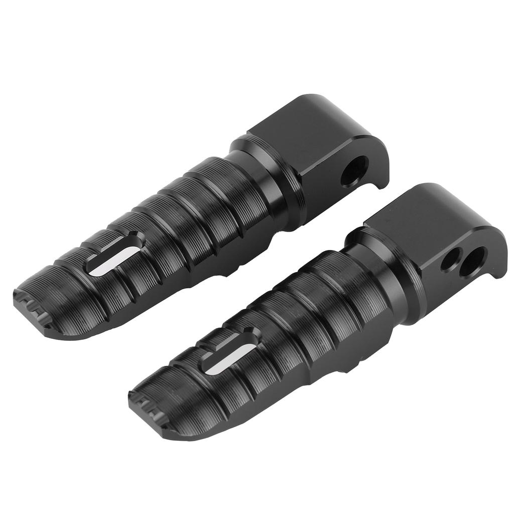 Pair of Rear Foot Pegs Aluminum Alloy Pedals Fit for MT‑10 MT‑09 MT‑07 Tracer900 FZ6