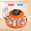 Incubator with Automatic Egg Turning and Humidity Control, Incubators for Hatching Eggs, Chicken, Ducks, Goose, Pigeon, Quail