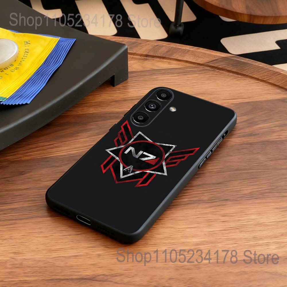 N7 M-Mass Effect Game Phone Case for Samsung S Series S21 S22 S23 S24 S25 FE Plus Ultra TPU Soft To Skin-friendly Case
