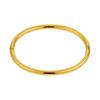 Fashion 18k Gold Plated Stainless Steel Waterproof Oval Minimalist Classic Bracelet for Woman Cuff Bangle B262680