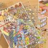 Decorative 3D Scene Stickers DIY Crafting Miniature Scene Stickers Layered Stickers  Stress Relief