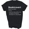 Capman Booktrovert Definition Librarian Bookworm Reading Reader Introverted Introvert (2) Unisex Shirt Gift