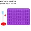 Reposteria Gummy Bears Silicone Mold Dropper Pastry Molds Creatives Bakeware Kitchen Decorating Tools Baking Styling 50Grids Bar