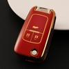 Car Key Case for Chevy Cruze Malibu Equinox Trax Buick Regal Encore Opel Astra Universal Leather Key Holder