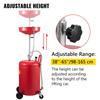 VEVOR Waste Oil Drain Tank 80 L Portable Oil Drain Air Operated Drainer Oil Change, Oil Drain Container