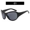 Fashion sunscreen sunglasses new sunglasses European and American simple Internet celebrity sunglasses personalized trend sunglasses women