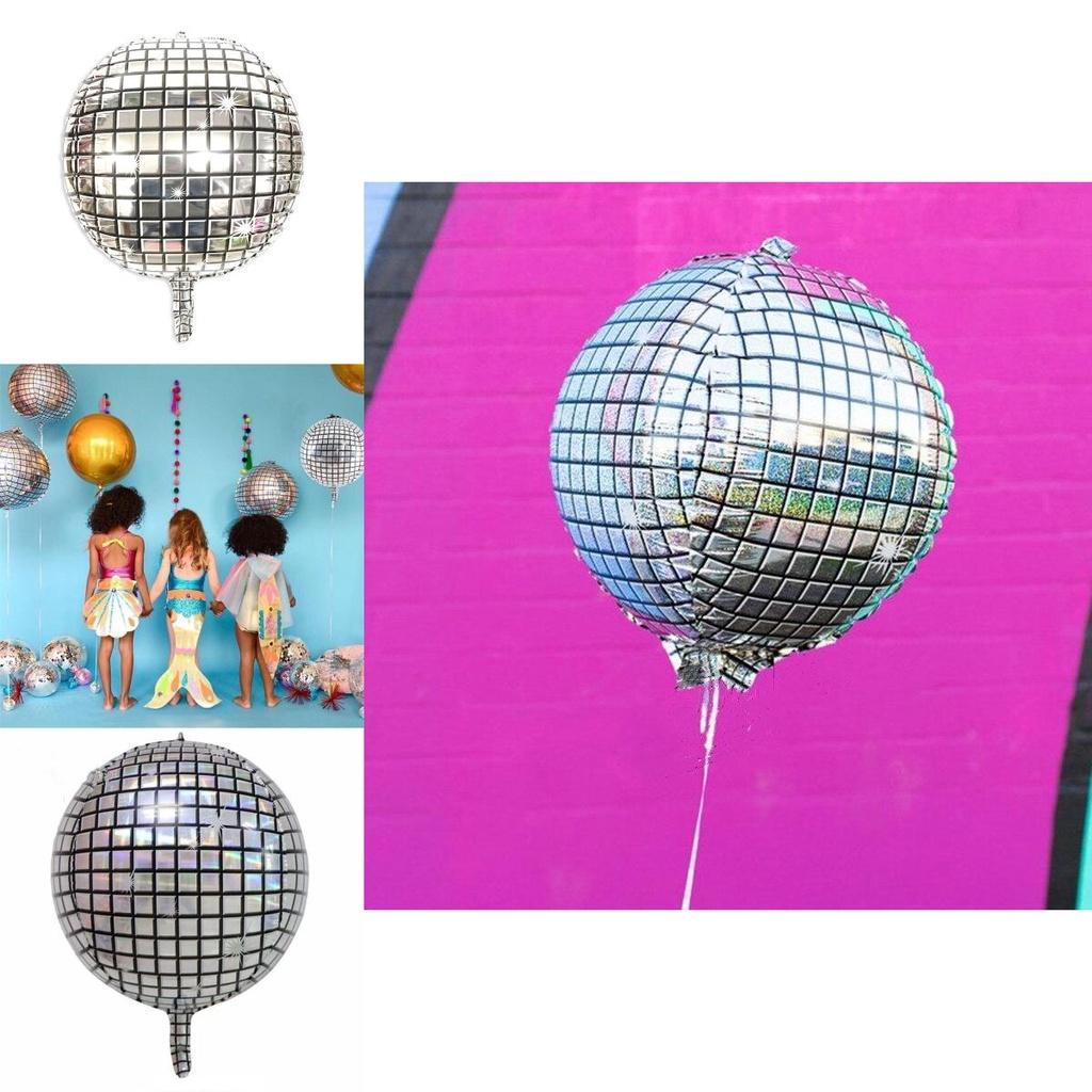 Große Disco-Kugel Heliumballons für atemberaubende Silvesterparty-Dekorationen 2022