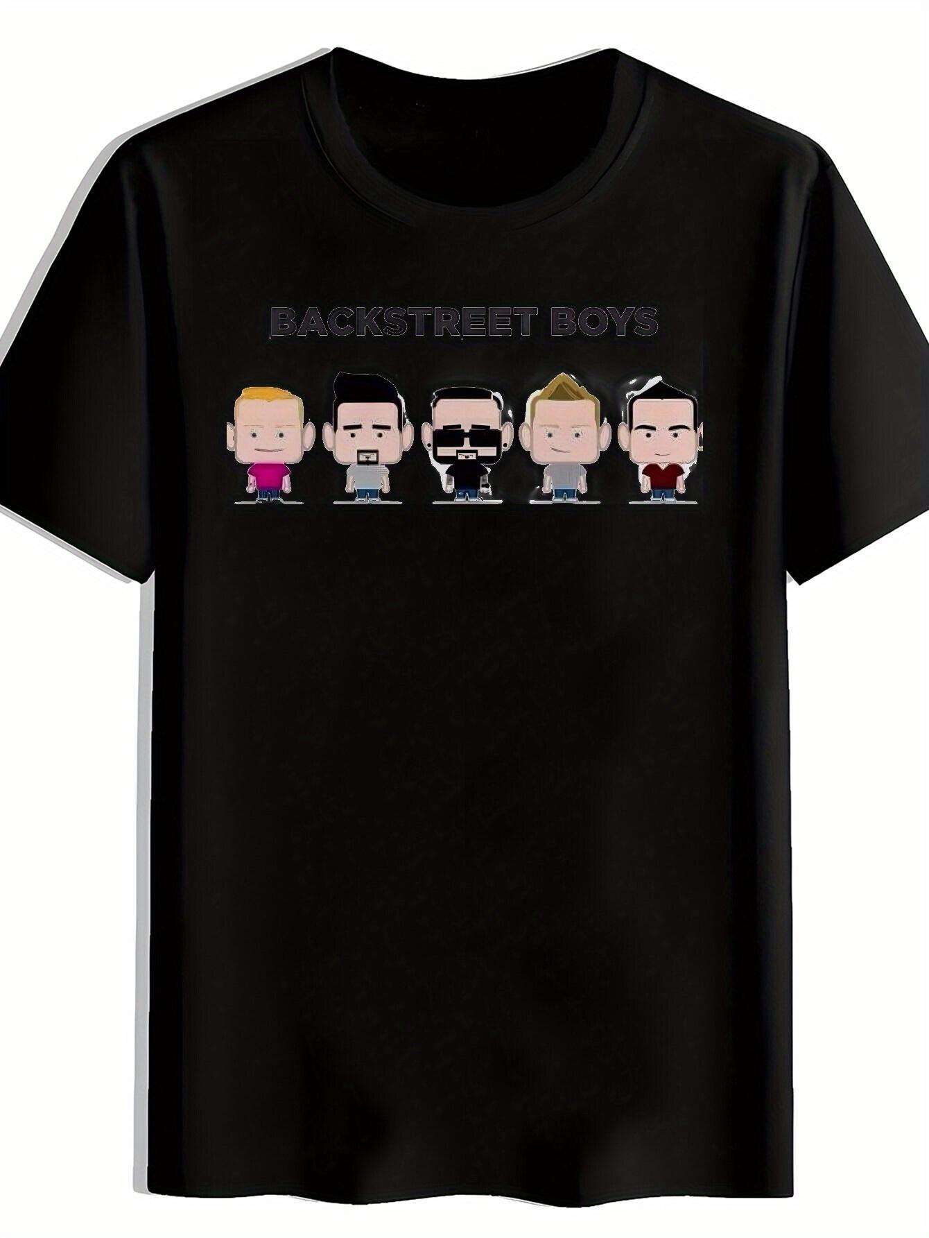 Backstreet Boys Graphic T-shirt - Retro Rock Band Design XXXXL