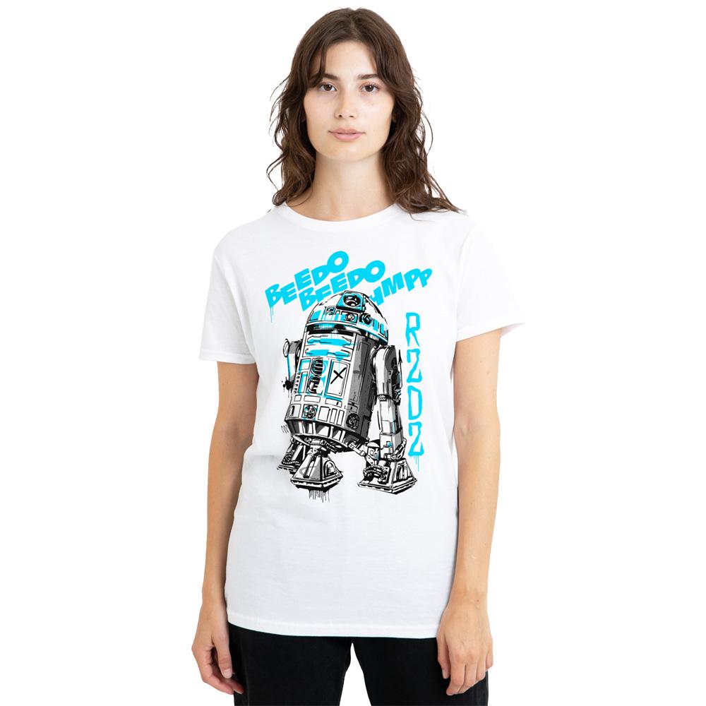 Star Wars Womens/Ladies R2-D2 Graffiti T-Shirt