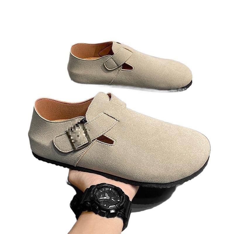 Pánské Birkenstocks 2025 podzim nové módní všestranné nazouvací boty Doudou prodyšné deodorantové nízké ležérní plátěné boty