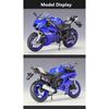 Welly 1/12 Yamaha YZF-R6 Alloy Racing Motorcycle Model Diecast Metal Street Sports Motorbike Model Collection Childrens Toy Gift