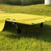 Ultralight Folding Camp Cot Oxford Fabric Aluminum Frame Full Size Portable Bed Sturdy Support for Camping Office Nap Multi-Scene Use