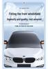 Magnetic Snow Shield & Sun Shade Car Cover for Three Windows