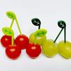 Bee Flower Fruit Fork Children Toothpick Food Prod Leaves Plastic Decoration Lunch Box Accessory Small Salad Tiny  Mini Cake