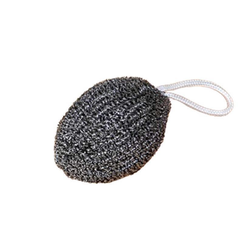 Large encryption lanyard steel wire ball stainless steel cleaning ball kitchen brush pot dish washing wire oil removal artifact