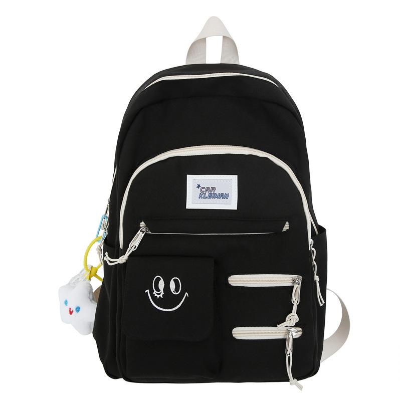 Labeling Daily Commuter Student Schoolbag Spring New Large-capacity Junior High School Student Backpack