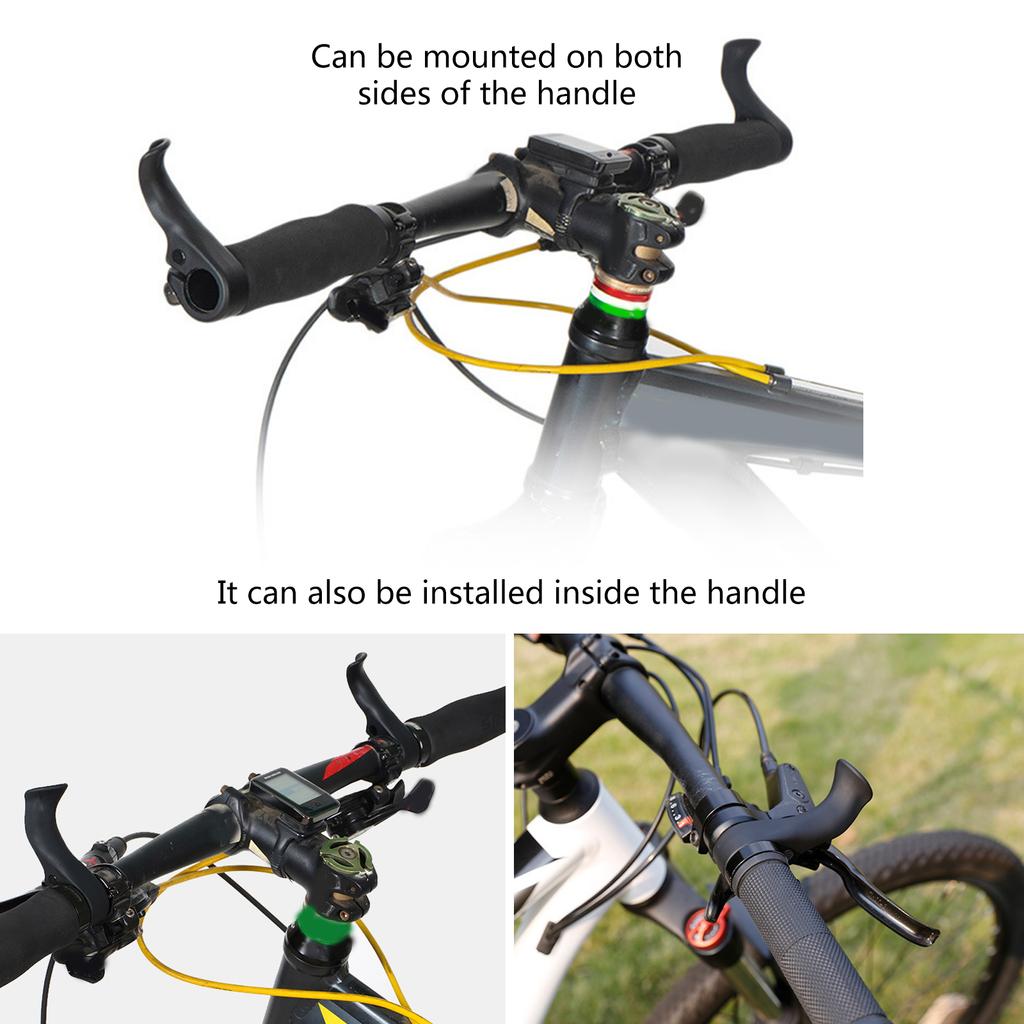 Bike Handlebar Thumb Rest Anti-Slip Bicycles Handle Bar Ends Rest Universal Auxiliary Handlebar Thumb Grips Accessories