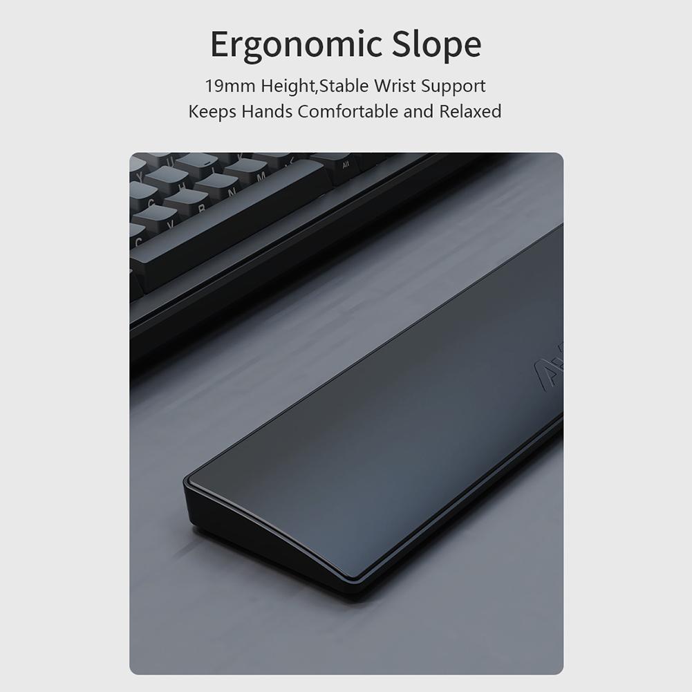 Gaming Keyboard Wrist Rest Pad Ergonometric Memory Foam Anti-Slip Rubber Stable Base Palm Rest 81 Keys Keyboard Hand Support