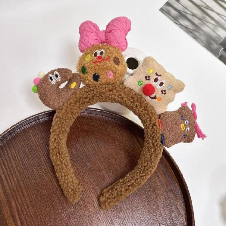Cartoon Puppy/Biscuit Hair Hoop Christmas Teens Cosplay Headband Multiple Color