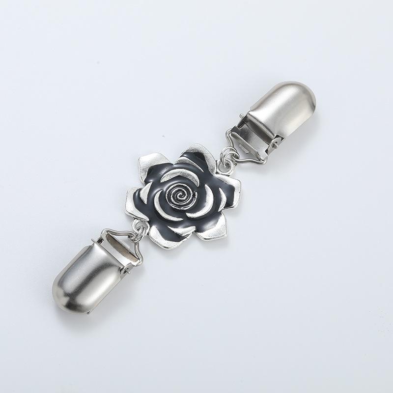 Vintage European & American Shawl Clip: Women's Diamond Sweater, Scarf, Brooch & Collar Alloy Accessories