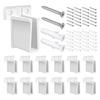 Pack of 6 Plastic Shelf  for Closet Organizers Systems Includes Screws