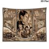 Tapisserie murale Sherlock Accroche murale esthétique Couverture en tissu imprimé Tapisseries décoratives pour chambre à coucher salon décoration intérieure