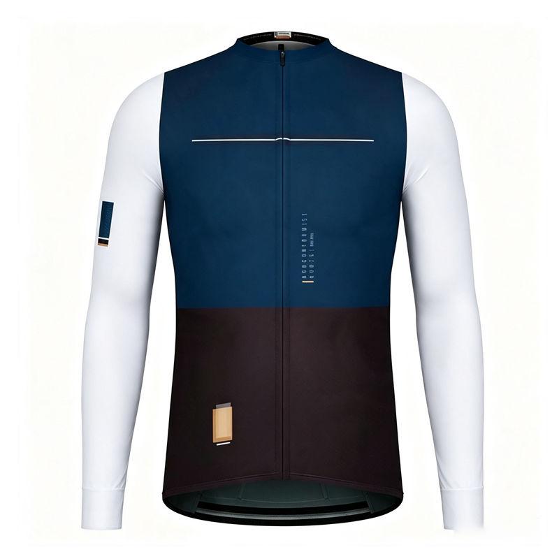 Spring and Autumn Team Long Sleeve Cycling Jersey Set Bib Pants Ropa Ciclismo Bicycle Clothing MTB Bike Uniform Men Clothes