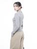 Chaenseseunoi Soft Slim Button Collar Knit Gray/W243Tp08Gr
