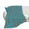 Pizza Blanket Throw Sausage Pizza Flannel Blanket for Kids Teen Boys Girls Fast Food Themed King Queen Full Size Super Soft Warm