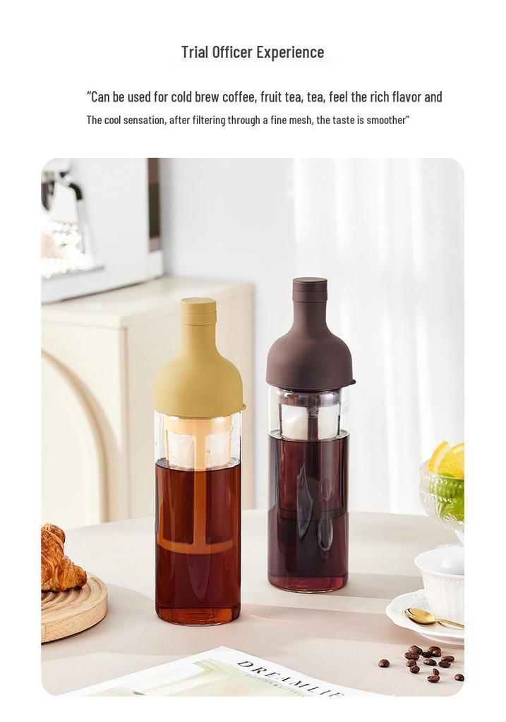 High Borosilicate Glass Cold Brew Coffee & Tea Pot