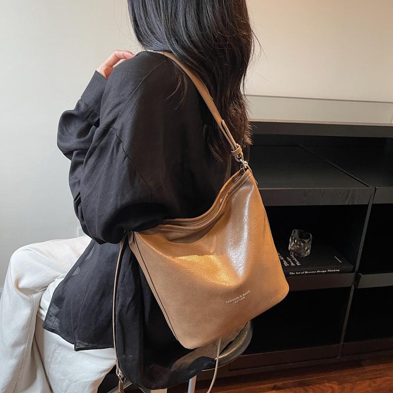 Velká Tote Taška Dámská Retro Dojíždějící Podpažní Taška Ramenní Crossbody Taška