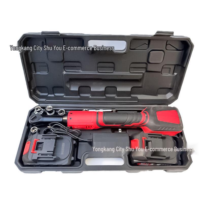 90° Electric Right Angle Ratchet Wrench with Lithium Battery