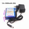 12V 9800mAh Lithium Polymer 12.6VDC Super Rechargeable Battery for CCTV Camera Wireless Transmitter Rechargeable Battery