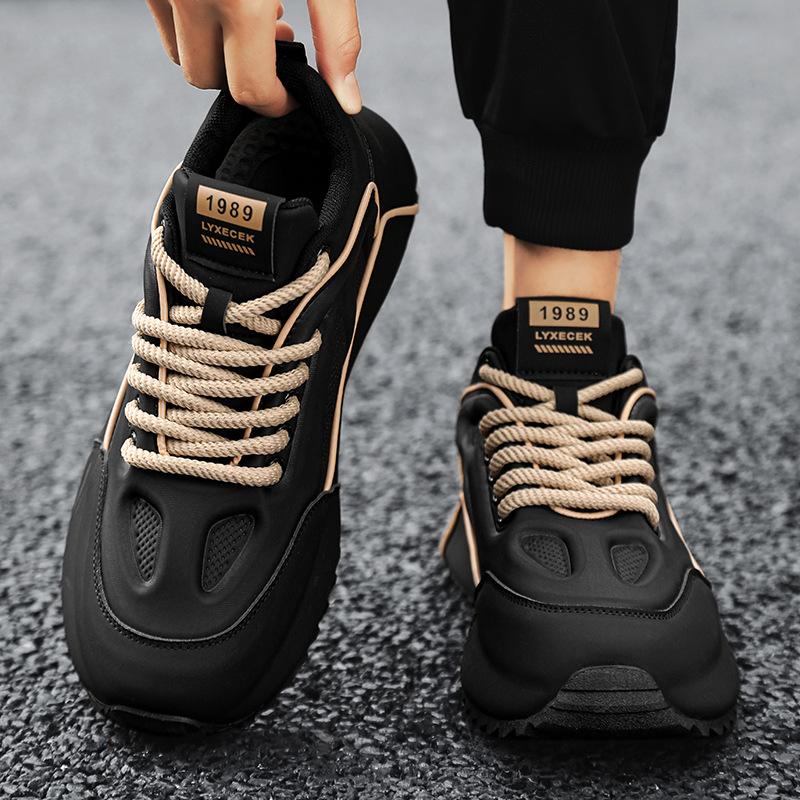 Men's shoes sports shoes autumn and winter new shoes platform heightening casual shoes trend youth running dad shoes trendy shoes