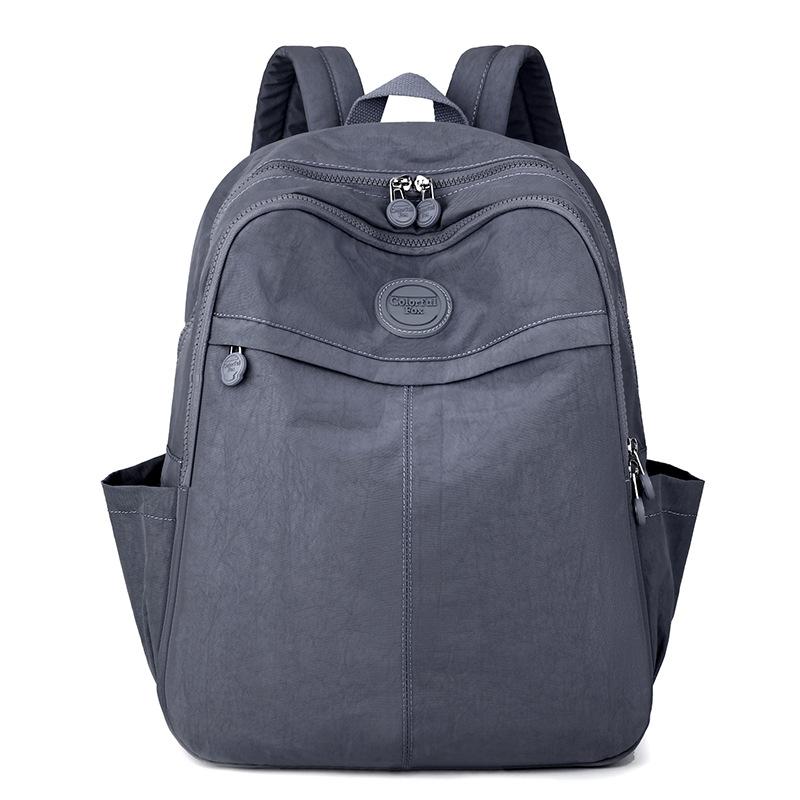 Nový velkokapacitní batoh Dámská korejská verze Batoh na počítač taška proti stříkající vodě