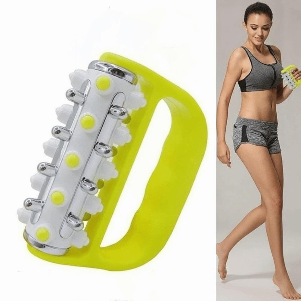 Multi-Round Muscle Massage Roller 360° Rotating Deep Tissue Massager for Waist