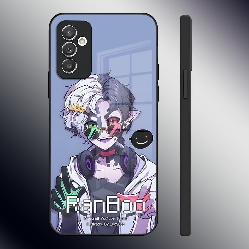 Cool Ranboo Dream Smp Phone Case for Samsung S24 Ultra S23 S22 S20 Fe S21 Plus A54 A34 A24 A53 A13 Note 20 Glass Back Cover
