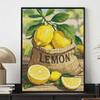 Diamond Painting Kit Lemon Basket Full Diamond Round Mosaic Handmade Home Decoration Gift