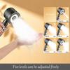 New 5 Function Shower Head High Pressure Water Saving Filter Handheld Shower One Button Stop Bathroom Accessory Set