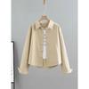 New Fashion Denim Jacket For Women, Spring And Autumn Short Korean Style Loose Fit Versatile Long Sleeve Shirt Workwear Jacket Top