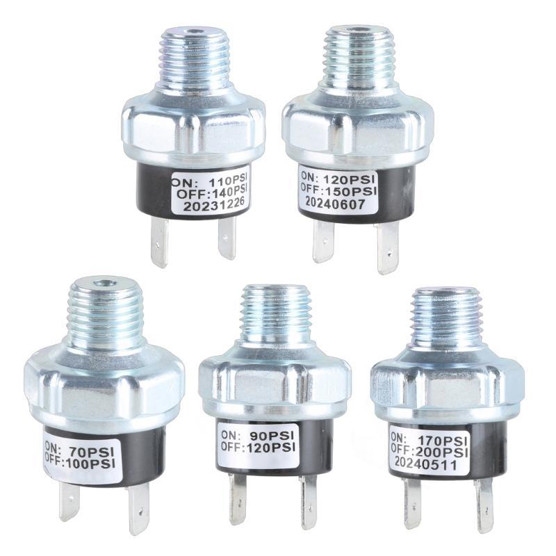 General Compressor Pressure Switches 1/4" Thread High Efficiency Air Pressure Control Switches Upgrades for Projects
