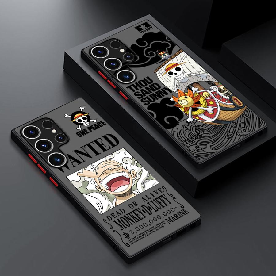 Anime One Pieces Luffys Funda Back Phone Cover Case for Samsung Galaxy S22 S21 S26 S24 Plus Note 20 Ultra 10+ S23 FE S20 FE S25